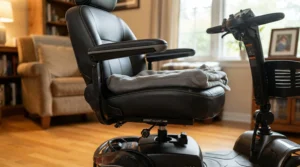 Examining ergonomic seating options when researching mobility scooter vs power wheelchair models.